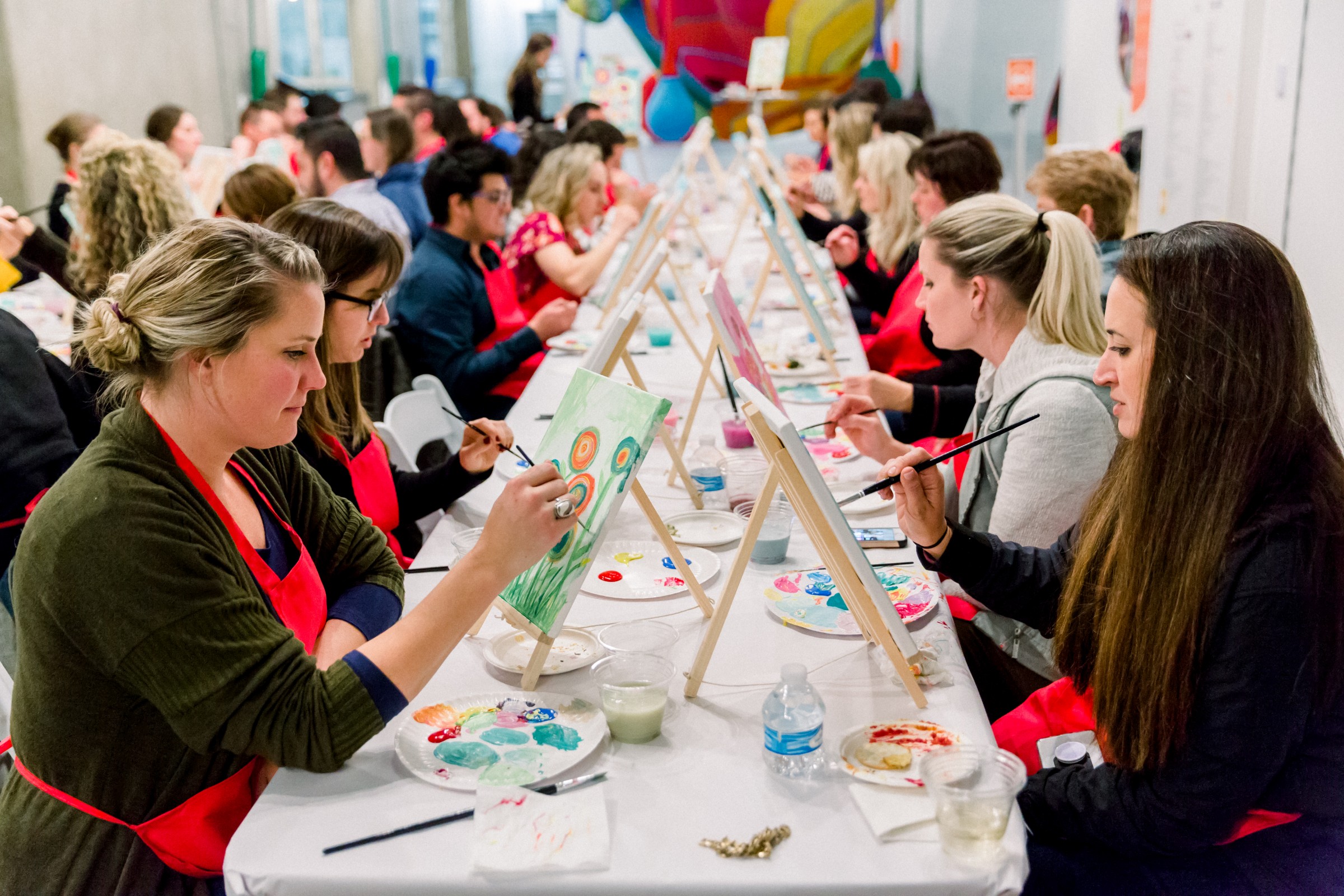 Wine + Paint Night The New Children's Museum