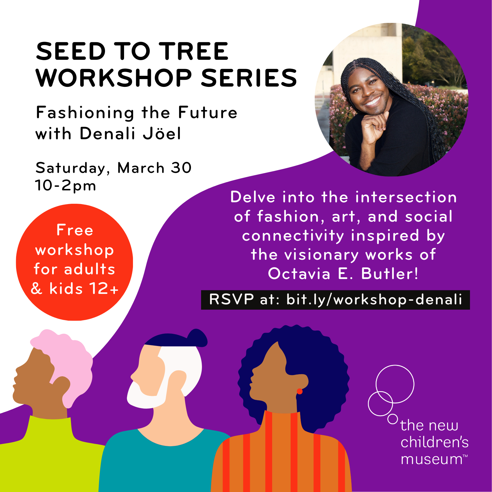 Seed To Tree Workshop With Denali Jöel | The New Children's Museum